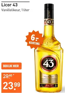 Gall & Gall Licor 43 aanbieding