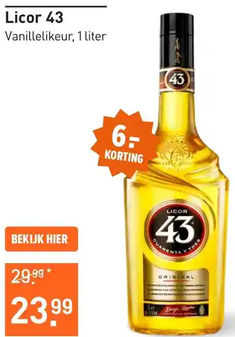 Gall & Gall Licor 43 aanbieding