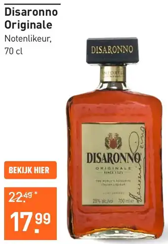 Gall & Gall Disaronno Originale aanbieding