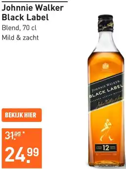 Gall & Gall Johnnie Walker Black Label aanbieding