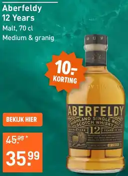 Gall & Gall Aberfeldy 12 Years aanbieding