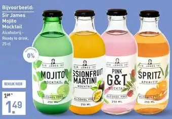 Gall & Gall Sir James Mojito Mocktail aanbieding