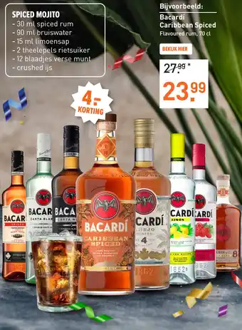 Gall & Gall Bacardí Caribbean Spiced aanbieding