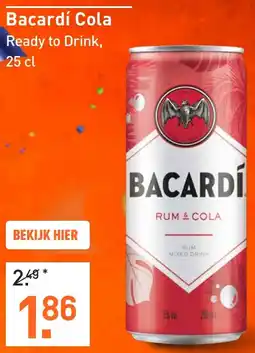 Gall & Gall Bacardi Cola aanbieding