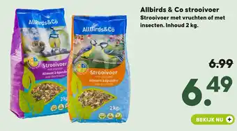 Pets Place Allbirds & Co strooivoer aanbieding