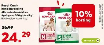 Pets Place Royal Canin hondenvoeding aanbieding