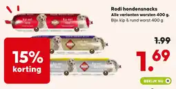 Pets Place Rodi hondensnacks aanbieding