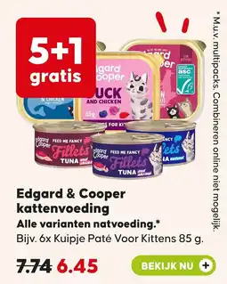 Pets Place Edgard & Cooper kattenvoeding aanbieding