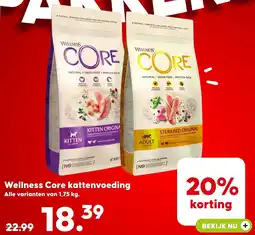 Pets Place Wellness Core kattenvoeding aanbieding