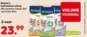 Pets Place Biokat's kattenbakvulling aanbieding