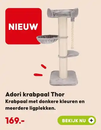 Pets Place Adori krabpaal Thor aanbieding