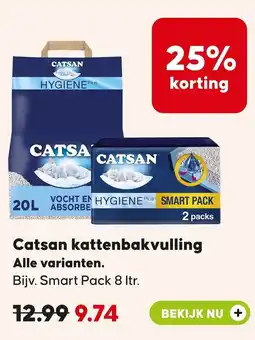 Pets Place Catsan kattenbakvulling aanbieding