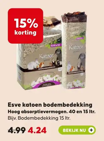 Pets Place Esve katoen bodembedekking aanbieding