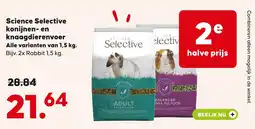 Pets Place Science Selective konijnen en knaagdierenvoer aanbieding