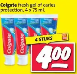 Nettorama Colgate fresh gel of caries protection aanbieding