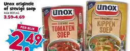 Boon`s Markt Unox originele of stevige soep aanbieding