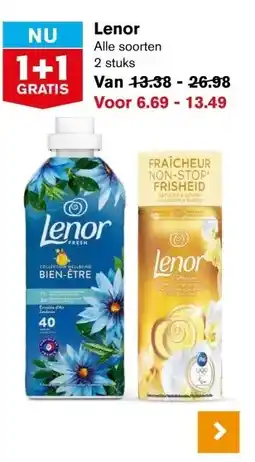 Hoogvliet Lenor aanbieding