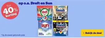 Bol.com op o.a. Dreft en Sun aanbieding