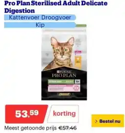 Bol.com Pro Plan Sterilised Adult Delicate Digestion aanbieding