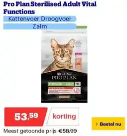 Bol.com Pro Plan Sterilised Adult Vital Functions aanbieding