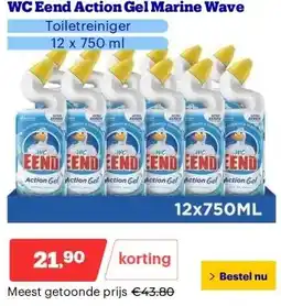 Bol.com WC Eend Action Gel Marine Wave aanbieding