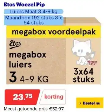 Bol.com Etos Woezel Pip aanbieding