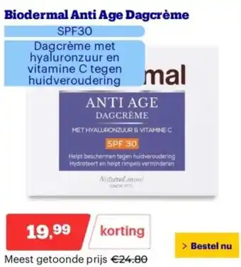 Bol.com Biodermal Anti Age Dagcrème aanbieding