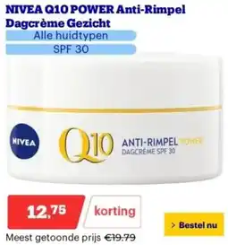 Bol.com NIVEA Q10 POWER Anti-Rimpel Dagcrème Gezicht aanbieding