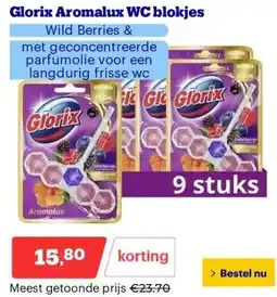 Bol.com Glorix Aromalux WC blokjes aanbieding