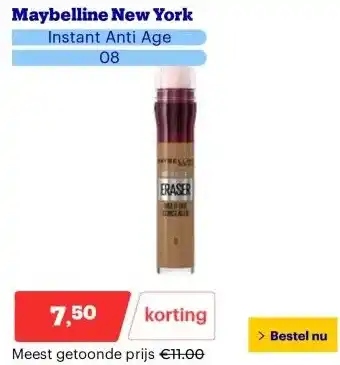 Bol.com Maybelline New York aanbieding