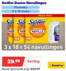 Bol.com Swiffer Duster Navullingen aanbieding