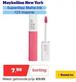 Bol.com Maybelline New York aanbieding