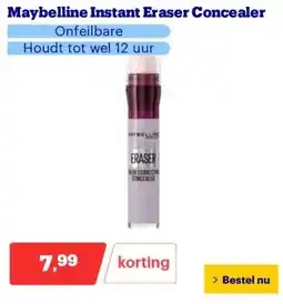 Bol.com Maybelline Instant Eraser Concealer aanbieding