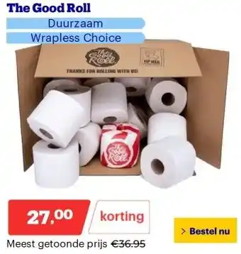 Bol.com The Good Roll aanbieding