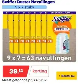 Bol.com Swiffer Duster Navullingen aanbieding