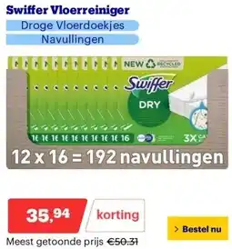 Bol.com Swiffer Vloerreiniger aanbieding