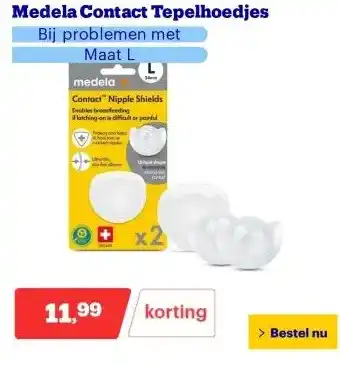 Bol.com Medela Contact Tepelhoedjes aanbieding