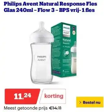 Bol.com Philips Avent Natural Response aanbieding