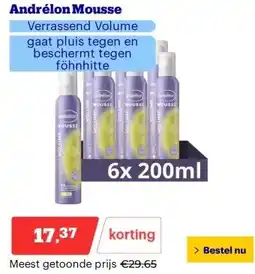 Bol.com Andrélon Mousse aanbieding