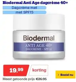 Bol.com Biodermal Anti Age dagcrème 40+ aanbieding