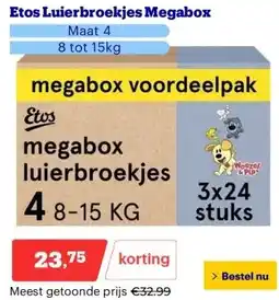 Bol.com Etos Luierbroekjes Megabox aanbieding