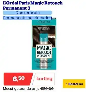 Bol.com L’Oréal Paris Magic Retouch Permanent 3 aanbieding