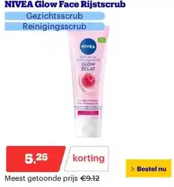 Bol.com NIVEA Glow Face Rijstscrub aanbieding