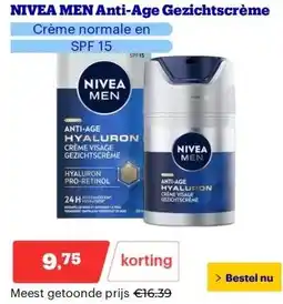 Bol.com NIVEA MEN Anti-Age Gezichtscrème aanbieding