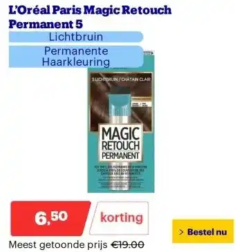 Bol.com L’Oréal Paris Magic Retouch Permanent 5 aanbieding