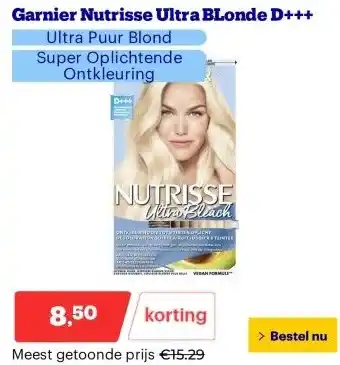 Bol.com Garnier Nutrisse Ultra BLonde D+++ aanbieding