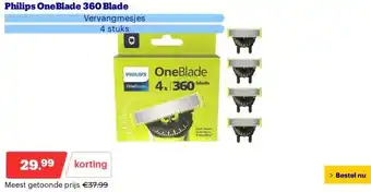 Bol.com Philips OneBlade 360 Blade aanbieding