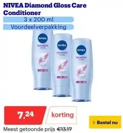 Bol.com NIVEA Diamond Gloss Care Conditioner aanbieding