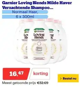 Bol.com Garnier Loving Blends Milde Haver Verzachtende Shampoo aanbieding