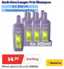 Bol.com Andrélon Langer Fris Shampoo aanbieding